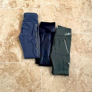 girls justice leggings pack ( size 7)